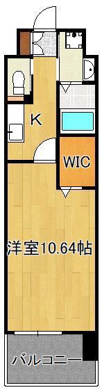 ギャラン二島(1K/2階)の間取り写真