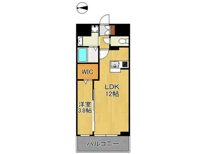 PROSPERER光明(1LDK/2階)の間取り写真