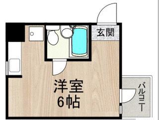 リエス東堀川(ワンルーム/7階)の間取り写真