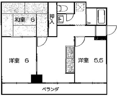 パレット御池(3DK/8階)の間取り写真