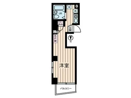 OTAYAビル(ワンルーム/3階)の間取り写真