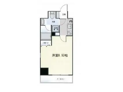 ウェンディ両国(1K/10階)の間取り写真