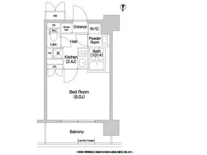 コンフォリア大島(1K/3階)の間取り写真