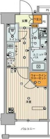 スカイコート両国参番館(1K/9階)の間取り写真