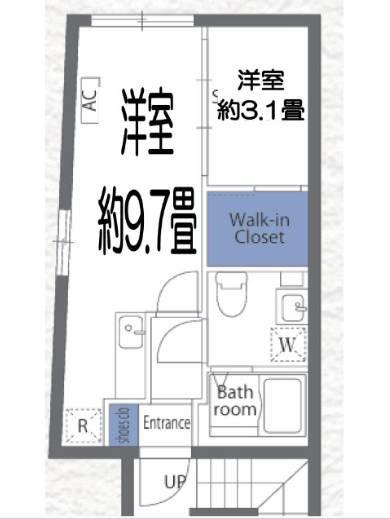アリュール砂町銀座(1LDK/4階)の間取り写真