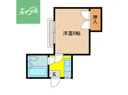 コーポラス・アオイ(1K/2階)の間取り写真