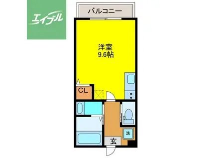 SIGNPOST UK(ワンルーム/2階)の間取り写真