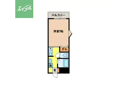 レスピーロ(1K/2階)の間取り写真