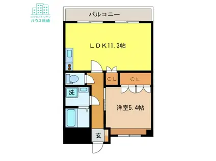 コール・フェリーチェ(1LDK/2階)の間取り写真