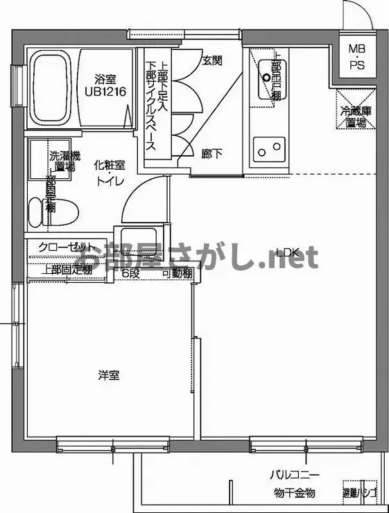 パティーナV代々木上原 3階階 間取り