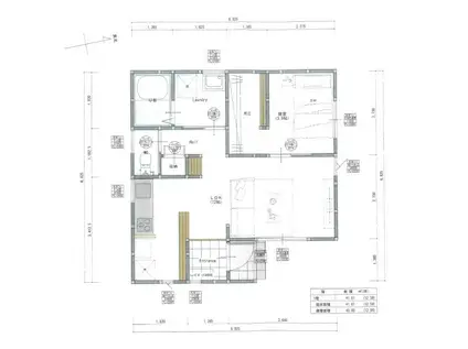 宇野線 備前西市駅 徒歩17分 1階建 築1年(1LDK)の間取り写真