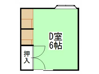 ファイブ南方(1K/2階)の間取り写真