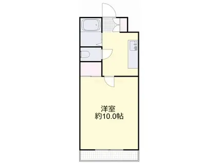 パストラルK(1K/5階)の間取り写真