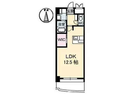 ネクステージ中井(ワンルーム/6階)の間取り写真