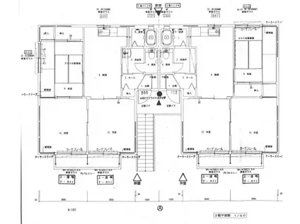 SUNNY COURTA(3DK/1階)の間取り写真