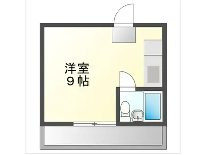 SK西川原(ワンルーム/3階)の間取り写真