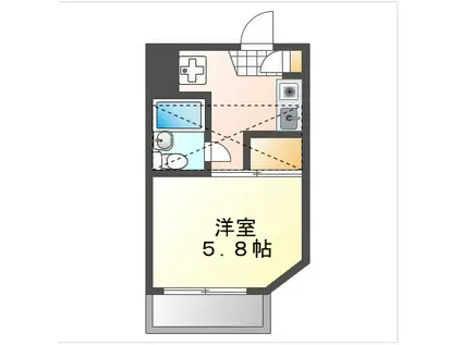 リアライズ門田屋敷(1K/3階)の間取り写真