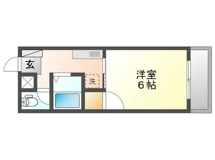 ACERO倉敷駅前(1K/1階)の間取り写真