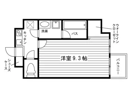 LUMIERE(1K/1階)の間取り写真