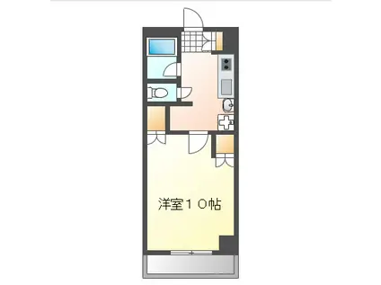 パストラルK(1K/3階)の間取り写真