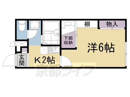 レオパレスアーバンヒルズ(1K/2階)の間取り写真