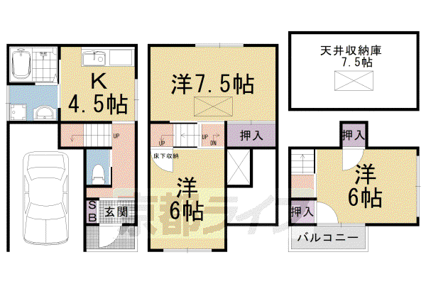 山陰本線 花園駅(京都) 徒歩5分  築40年