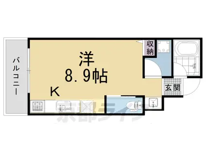 MAHIA SUN-YOU(ワンルーム/2階)の間取り写真