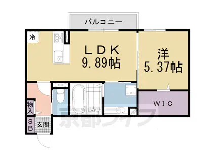 ELEGRANTIA(1LDK/2階)の間取り写真