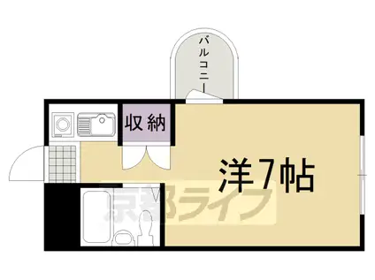 サンリット(ワンルーム/3階)の間取り写真