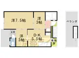 京福嵐山本線 帷子ノ辻駅 徒歩6分 1階建 築50年