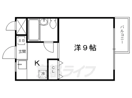 ANNEX21(1K/1階)の間取り写真