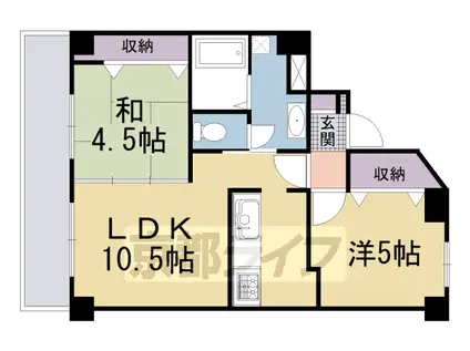 I-PLACE東垣内(2LDK/3階)の間取り写真