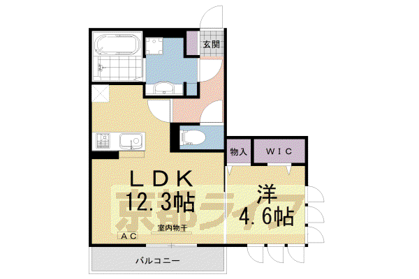 SEJOUR YUTOHA(1LDK/3階)の間取り写真