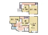 京都市東西線 太秦天神川駅 徒歩10分 2階建 築75年