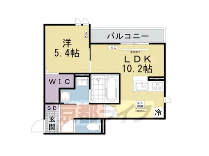 FAROUCHE(1LDK/3階)の間取り写真