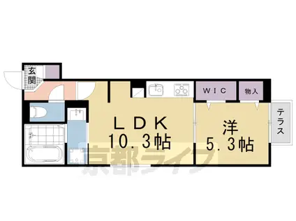 グランディールA&NII(1LDK/1階)の間取り写真