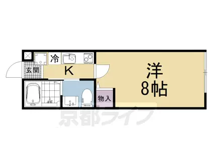 SANPUT NIJO CASTLE(1K/3階)の間取り写真