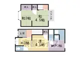 京福嵐山本線 帷子ノ辻駅 徒歩7分 2階建 築59年