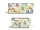 京阪電気鉄道京阪線 淀駅 徒歩5分 2階建 築59年