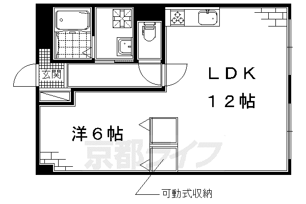 グランドール藤森(1LDK/2階)の間取り写真