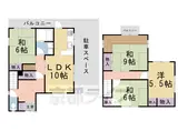 叡山電鉄 市原駅 徒歩7分 2階建 築51年