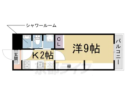 エスティー21(1K/2階)の間取り写真