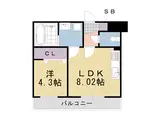 阪急電鉄嵐山線 上桂駅 徒歩5分 3階建 新築