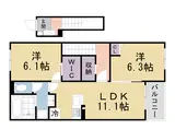 関西本線 加茂駅(京都) 徒歩7分 2階建 新築