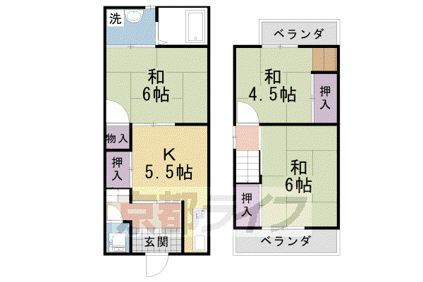 山陰本線 馬堀駅 徒歩8分  築55年
