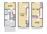 山陰本線 二条駅 徒歩6分 3階建 築11年