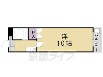 阪急電鉄嵐山線 嵐山駅(阪急) 徒歩7分 3階建 築49年(1K/1階)の間取り写真