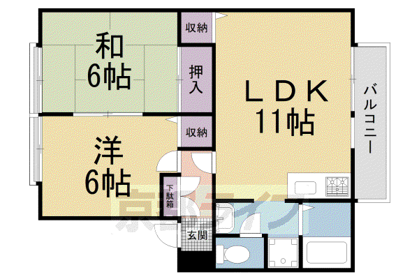 京阪電気鉄道京阪線 樟葉駅 徒歩8分 2階建 築32年