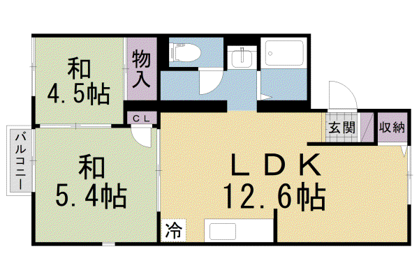 京阪電気鉄道京阪線 枚方市駅 徒歩30分 2階建 築45年