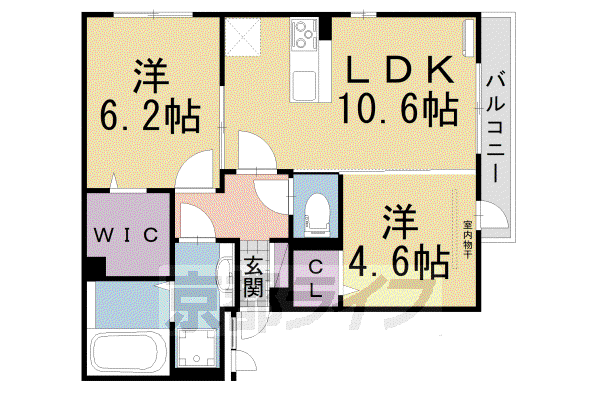 京阪電気鉄道交野線 星ケ丘駅(大阪) 徒歩18分 2階建 築8年